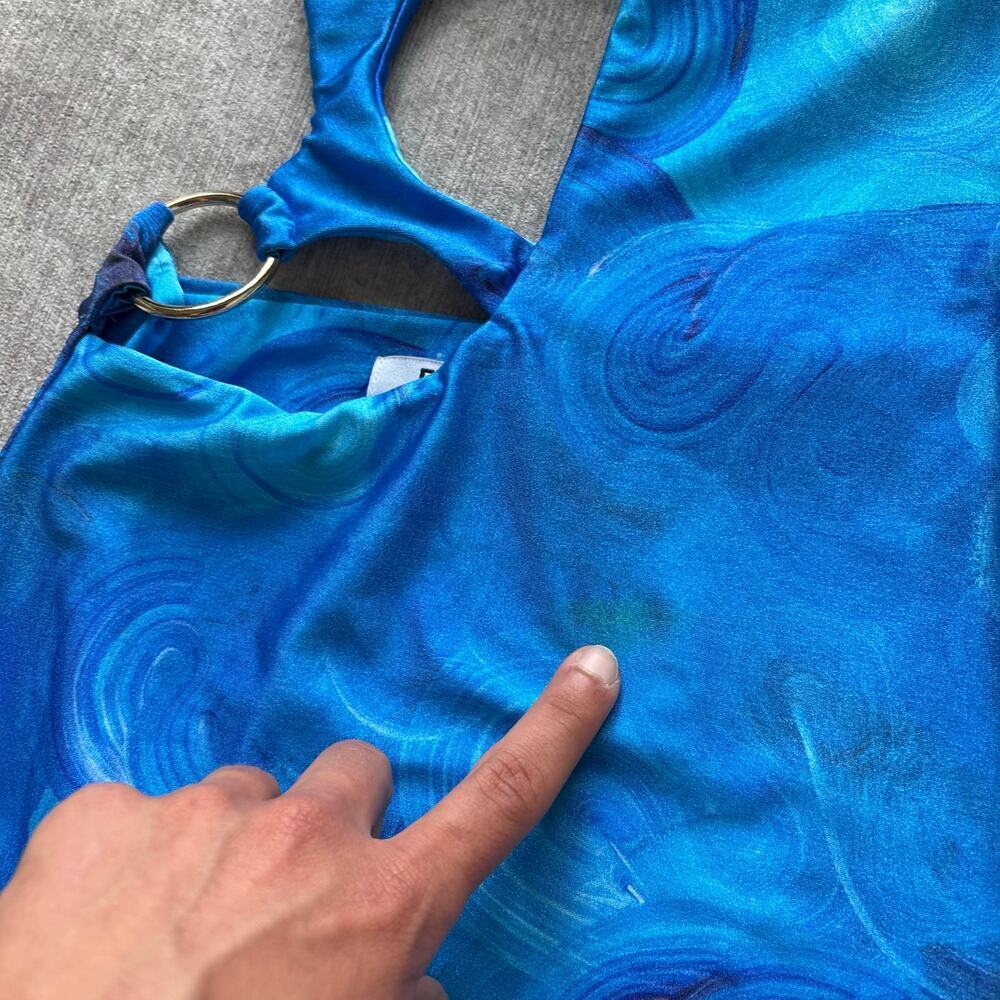 Farai London Blue Maxi Dress - Picture 4 of 7
